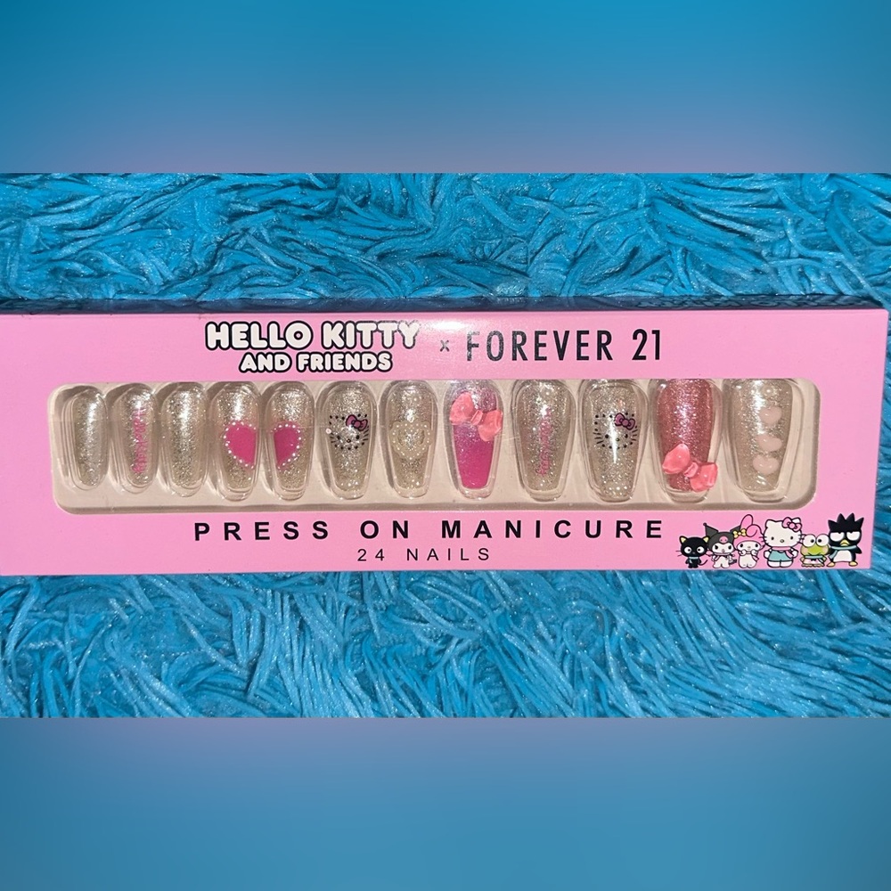 Hello Kitty and friends forever 21 press on manicure nails